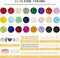6mm Glass Beads Bracelet Making Kit 1400pcs, 24 Colors Crystal Beads for Jewelry Making Round Beads DIY Crafts with Spacer Beads Charms Accessories